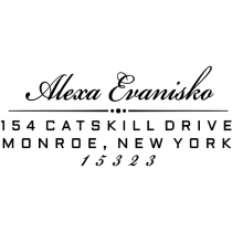 Alexa Return Address Stamp