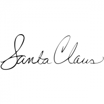 Santa Claus Realistic Signature Stamp