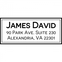 Alexandria Classic Address Stamp