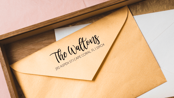 How to Pluralize Names for Address Stamps