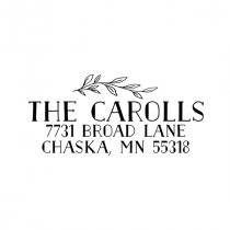 Bold Branch Custom Address Stamp
