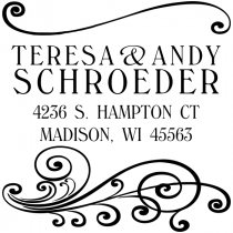 Madison Square Address Stamp