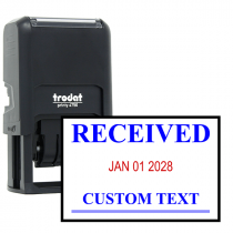Received News Font Dater Stamp