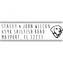Labrador Retriever Address Stamp