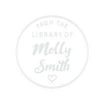 Calligraphy Heart Library Book Embosser Imprint