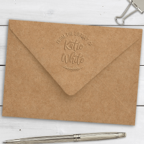 Farmhouse Script Custom Name Library Embosser