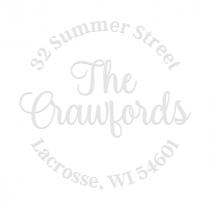 Crawford Script Address Embosser