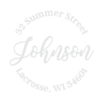 Summer Script Address Embosser