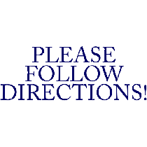Feedback - PLEASE FOLLOW DIRECTIONS! Rubber Teacher Stamp