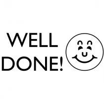 Feedback - Well Done Rubber Teacher Stamp