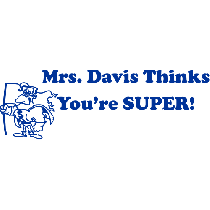 Feedback - You're SUPER! Super Hero Rubber Teacher Stamp