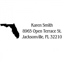 Florida Return Address Stamp