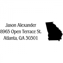 Georgia Return Address Stamp