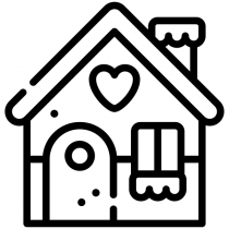 Gingerbread House Craft Stamp
