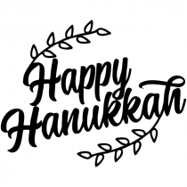Happy Hanukkah Craft Stamp   | 2