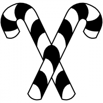 Candy Canes Stamp
