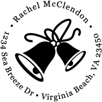 Double Bells Custom Return Address Stamper