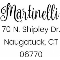 Martinelli Address Stamp