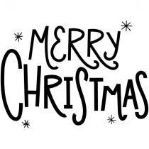 Merry Christmas Twinkle Craft Stamp | 2