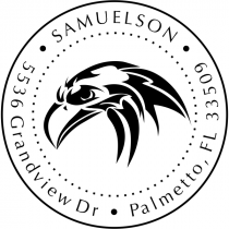 Return Address Eagle Head Stamp