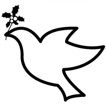 Peace Dove Craft Stamp