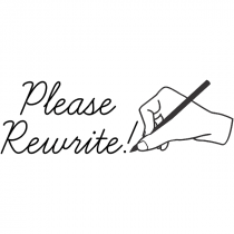 Rewrite Teacher Stamp