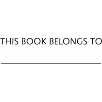Book Belongs to teacher stamp