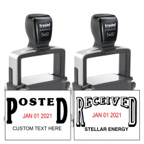 Trodat Professional Posted/Received Date Stamps